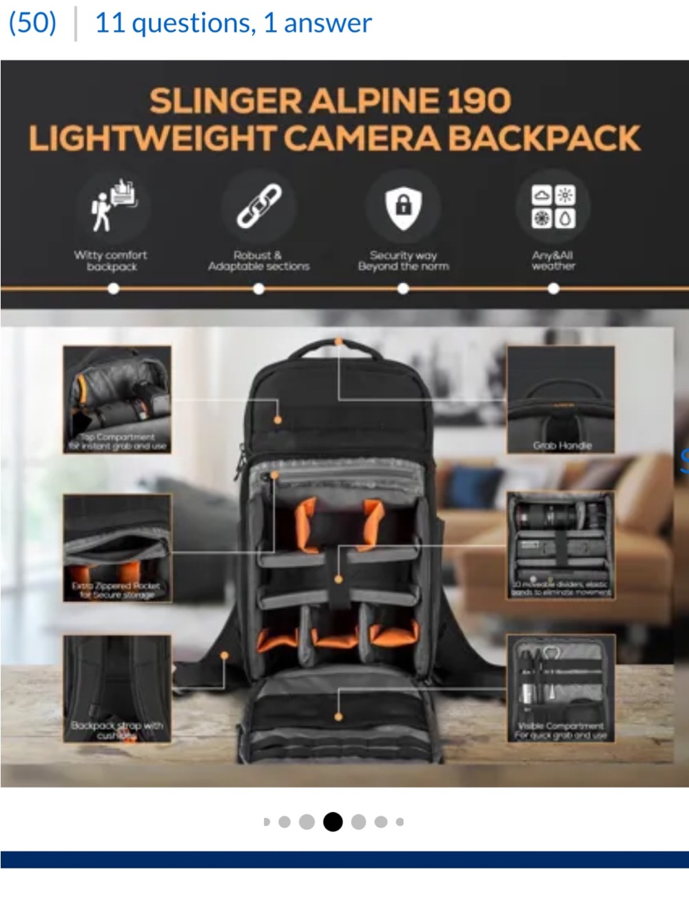 Slinger Alpine Camera Backpack - Picture 9 of 9